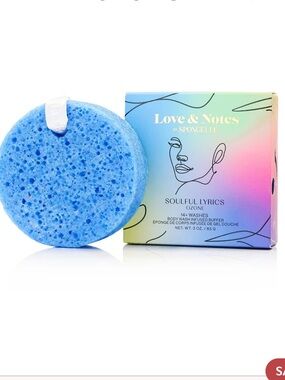 Love & Notes Soulful Lyrics Body Wash Infused Buffer by Spongellé